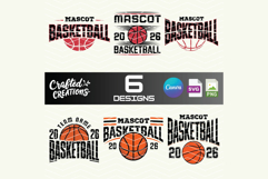 Basketball Team Logo SVG | Sports Mascot Bundle | Cut Files Product Image 1