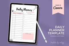Digital Daily Planner Template | Canva Editable Planner Product Image 1