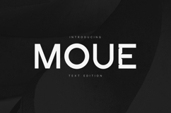 Moue Modern Geometric Sans Serif Font Product Image 1