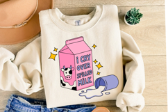 I cry over spilled milk Svg | Svg Cut File | Shirt Svg Product Image 2