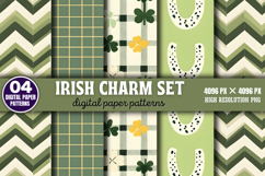 Irish Charm set Digital Background Paper PNG Product Image 1