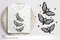 Night moths svg files for cricut Product Image 1
