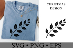Christmas Leaves Svg | Christmas svg | Shirt Svg Product Image 2