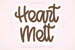 Heart Melt - Handwritten Script Font Product Image 1