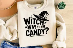 Witch way to the Candy Svg | Halloween Svg | Shirt Svg Product Image 2