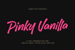 Pinky Vanilla - Handwritten Font Product Image 1