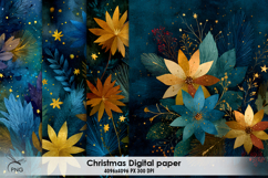 Christmas digital paper, background clipart Product Image 1