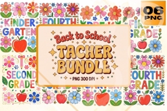 Back to School Teacher PNG Bundle Product Image 1