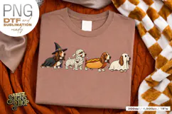 Halloween Basset Hound DTF PNG Product Image 7