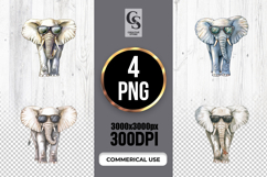 Elephant Clipart PNG Product Image 1