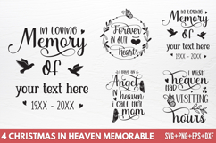 Christmas in Heaven memorable SVG Product Image 1