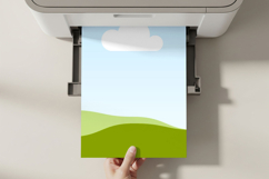 A4 document printing mockup Product Image 2
