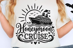 Honeymoon Cruise Svg, Wedding Cruise Svg, Cruise Ship Svg. Product Image 2