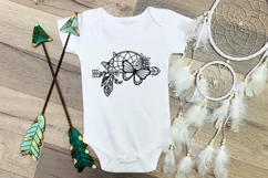 Butterfly SVG Arrow | Boho SVG Arrow | Floral Tribal SVG Product Image 3