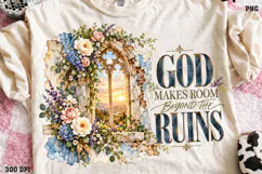Grace Still Blooms Shirt PNG, Christian Floral Grace Shirt D Product Image 1