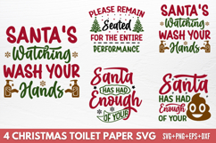 Christmas Toilet Paper SVG Product Image 1