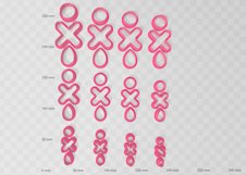 Earring Combo 11 Clay Cutter Earring -Cookie Cutter Product Image 2