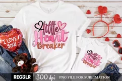 Little Heart Breaker PNG Sublimation, Valentines Day Png Product Image 1