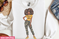 Empowering Black Girl Clipart PNG Product Image 2