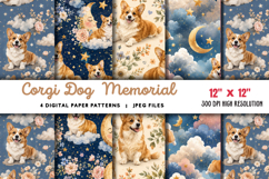 Corgi Dog Memorial Heaven Pet JPG Product Image 1