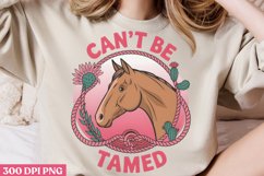 Can&#039;t Be Tamed PNG, Pink Western Sublimation PNG Product Image 2