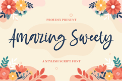Amazing Sweety - A Stylish Script Font Product Image 1