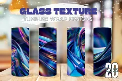 Liquid Tumbler Sublimation Designs, Blue Tumbler Wrap PNG Product Image 1