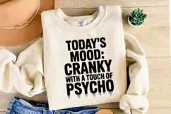 Today's mood Cranky svg | Svg Cut File | Shirt Svg Product Image 2