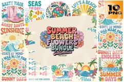 Summer Beach Flower PNG Bundle Product Image 1