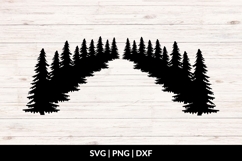 Forest Road Trees SVG Product Image 1