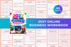 2027 Online Business Workbook | Business Planner, Marketing Product Image 1
