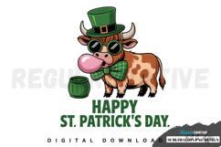Happy St. Patrick&#039;s Day PNG, St. Patrick&#039;s Sublimation PNG Product Image 1