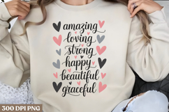Amazing loving strong PNG, Mothers Day Sublimation PNG Product Image 1