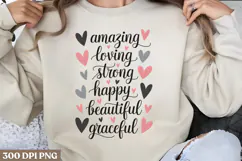 Amazing loving strong PNG, Mothers Day Sublimation PNG Product Image 1