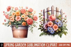 Spring Garden Sublimation Clipart Product Image 1