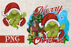 Green Gnome PNG, Gnome Christmas png, png gnome bundle Product Image 2