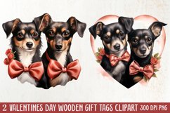 Gothic Valentines Day Clipart, Valentine Skeleton Product Image 1