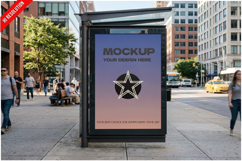 Bus Stop Vertical Billboard Product Image 1