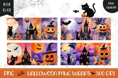 Cartoon Halloween Mug Designs, Funny Halloween Mug Product Image 1