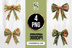Tropical Floral Bow Clipart Sublimation PNG c Product Image 1