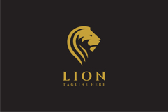 Lion Head Logo Design Vector Illustration Product Image 1