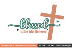 Boho christian Sticker Svg Bundle / 20 sticker designs Product Image 15