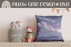 Space Pillow Case Design, Cosmic Pillow Sublimation Product Image 1