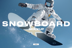 Snowboard Mockup Product Image 1