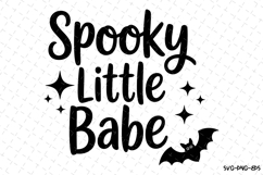 Spooky Little Babe Svg | Halloween Svg | Svg Cut Files Product Image 1