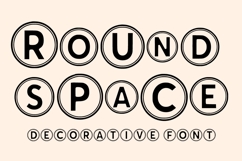 Round Space font Product Image 1