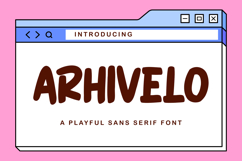 Arhivelo - Playful Sans Serif Font Product Image 1