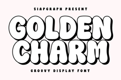Golden Charm - Fun Groovy Font Product Image 1