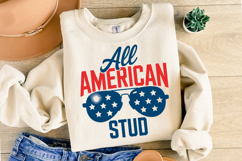All American Stud svg | 4th of july Svg | Shirt Svg Product Image 2