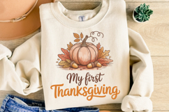 My First Thanksgiving Svg | Halloween Svg | Shirt Svg Product Image 2